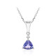 Collana in oro con Tanzanite AAA