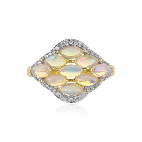 Anillo en plata con Ópalo de Welo