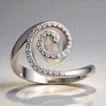 Anello in argento con Zircone (SAELOCANA)