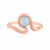 Anillo en plata con Ópalo de Welo (de Melo Essence)
