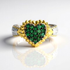 Anello in argento con Smeraldo Zambia