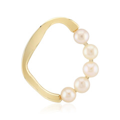 Colgante en plata con Perla durazno Freshwater
