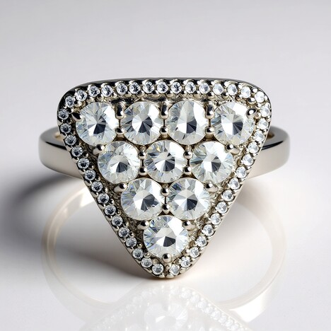 Anello in argento con Zircone