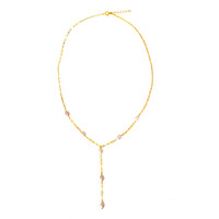 Collier en argent et Perle blanche de culture d'eau douce (Joias do Paraíso)