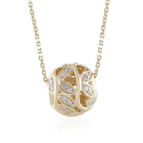 Gouden halsketting met I2 (H) Diamanten (de Melo)