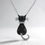 Collana in argento con Spinello Nero