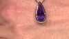 Colgante en plata con Amatista de Siberia (de Melo)