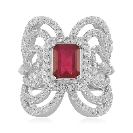 Madagaskar-Rubin-Silberring