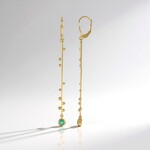 Orecchini in argento con Smeraldo Colombiano