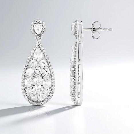 Orecchini in argento con Zircone (de Melo Essence)
