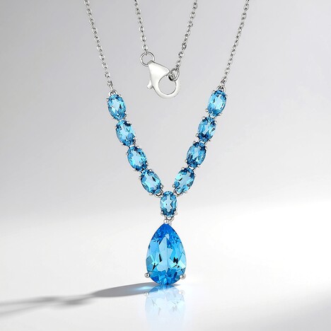 Collana in argento con Topazio Marambaia