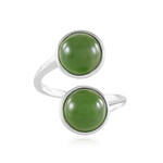 Kanadische Jade-Silberring