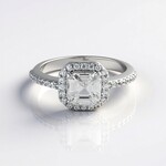 Anello in argento con Zircone