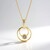 Collana in argento con Diamante Champagne I2