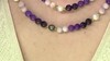 Collar en plata con Amatista (Riya)