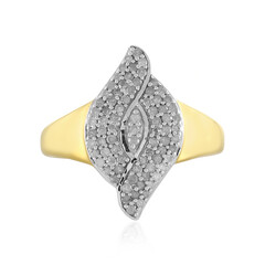 Bague en argent et Diamant I4 (J)