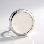Ciondolo in argento con Pietra di Luna Arcobaleno (MONOSONO COLLECTION)