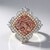 Anello in argento con Zaffiro Padparadscha (Dallas Prince Designs)