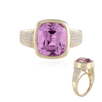 Patroke-Kunzit-Goldring (AMAYANI)