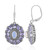 Boucles d'oreilles en argent et Opale Welo