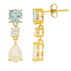 Welo-Opal-Silberohrringe