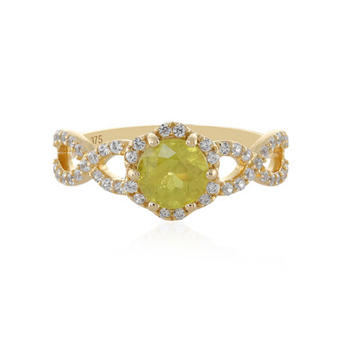 Gouden ring met een Sfeen