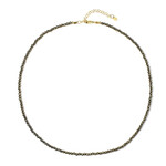 Pyrit-Silberhalskette