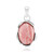 Ciondolo in argento con Rodocrosite