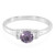 Bolivianischer Amethyst-Silberring