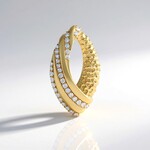 Ciondolo in oro con Diamante IF (G) (de Melo Gold)