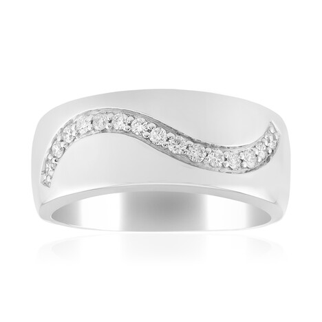 Zilveren ring met I1 (G) Diamanten (Annette)