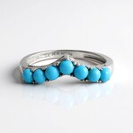 Anello in argento con Turchese Sleeping Beauty (Faszination Türkis)