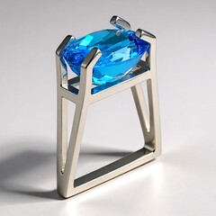 Anello in argento con Topazio Marambaia