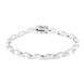 White Topaz Silver Bracelet