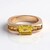 Anello in argento con Berillo Giallo