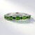 Anello in argento con Diopside Russo