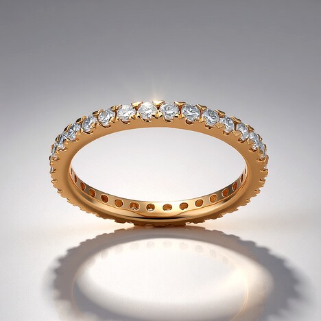 Anello in oro con Diamante I1 (H) (CIRARI)