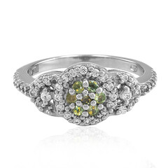 Anillo en plata con Alejandrita de Brasil