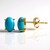 Orecchini in oro con Turchese Sleeping Beauty