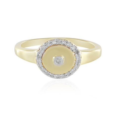 I2 (I) Diamant-Silberring