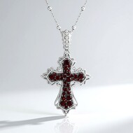 Collana in argento con Granato d’India (Dallas Prince Designs)