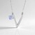 Collana in argento con Pietra di Luna Arcobaleno