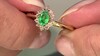 Anillo en oro con Esmeralda de Zambia AAA (CIRARI)