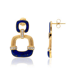 Boucles d'oreilles en or et Lapis-Lazuli (CIRARI)