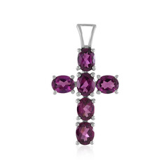 Ciondolo in argento con Rodolite
