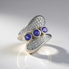 Anello in argento con Tanzanite (de Melo Essence)