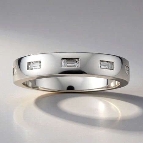 Anello in oro con Diamante IF (D) (Annette)