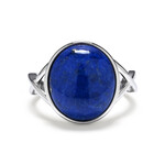 Lapislazuli-Silberring