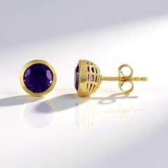 Orecchini in argento con Ametista