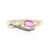 Bague en or et Saphir rose de Ceylan